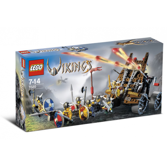 LEGO VIKINGS Army of Vikings with Heavy Artillery Wagon 2006